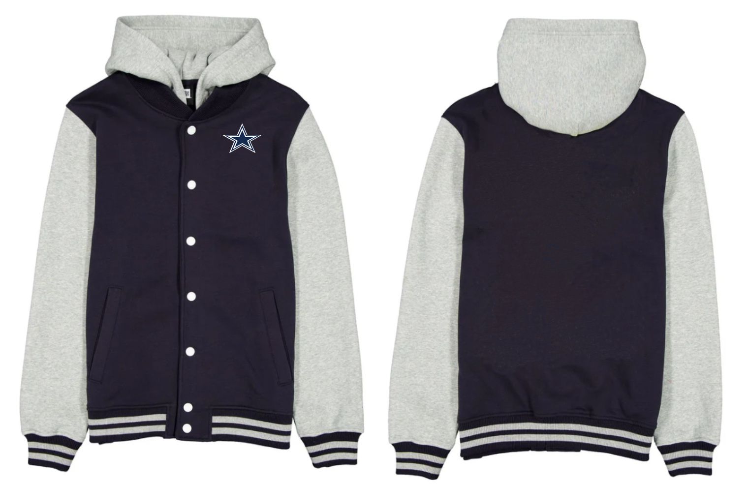 Men 2026 NFL Dallas Cowboys  jacket hoodie black 01